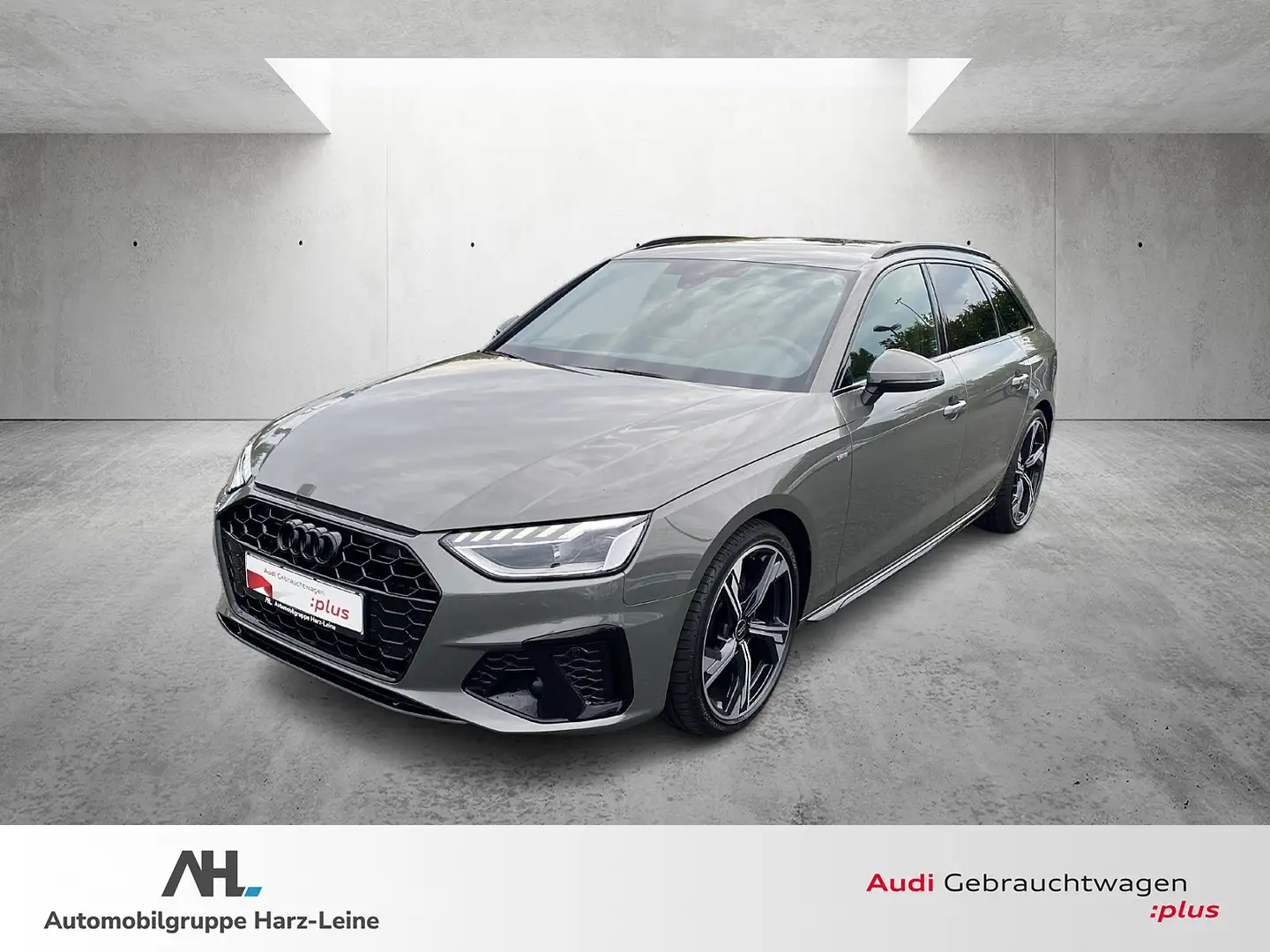 Audi A4 Avant 2.0 TDI S line S-tronic LED Navi ACC AHK RFK Gris - 1