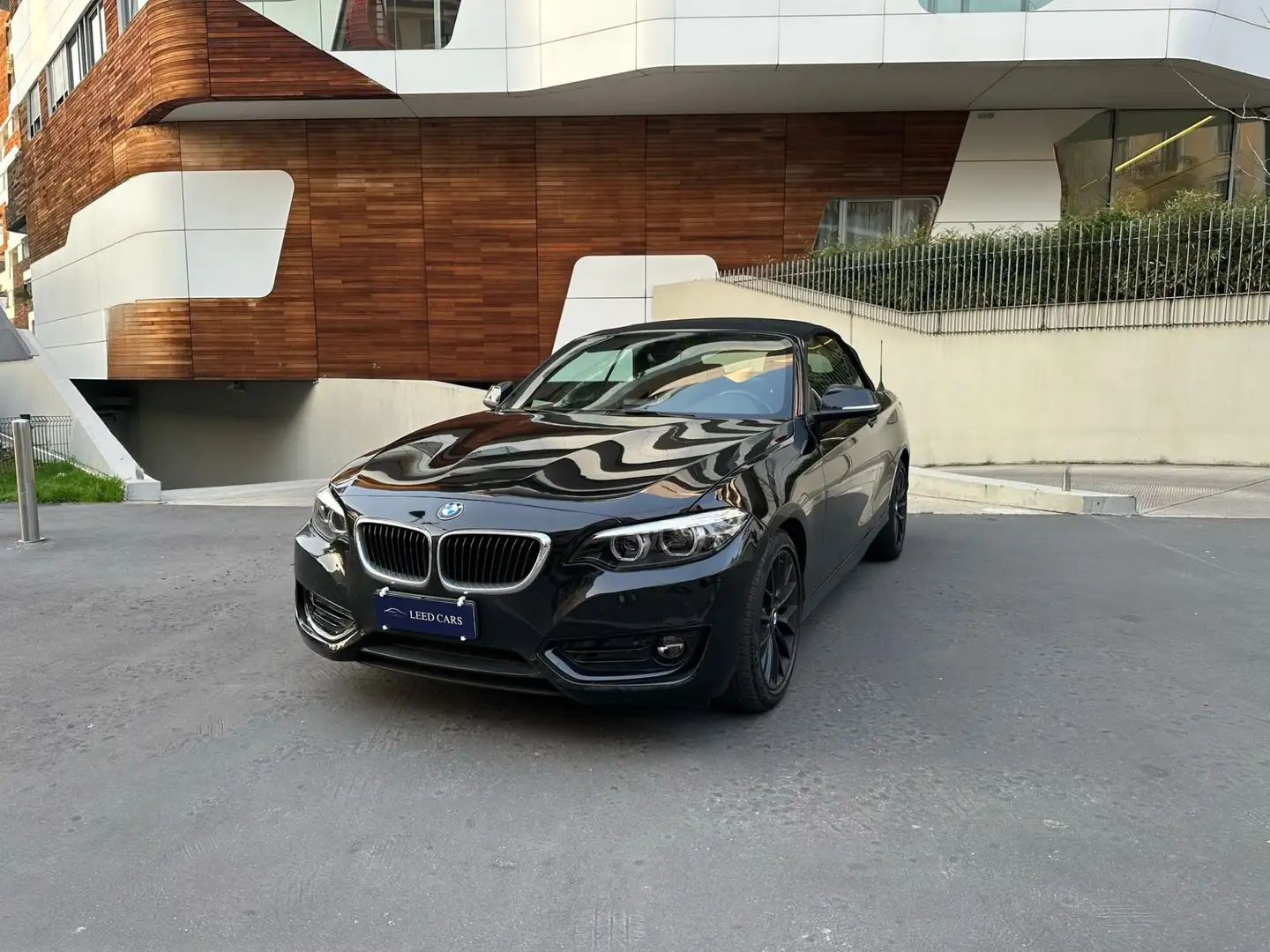 BMW 220 220i Cabrio Advantage auto my18 Nero - 2