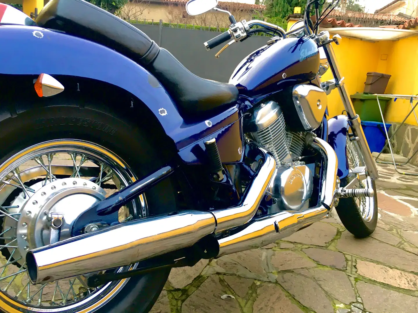 Honda Shadow 600 Custom 600 Azul - 1
