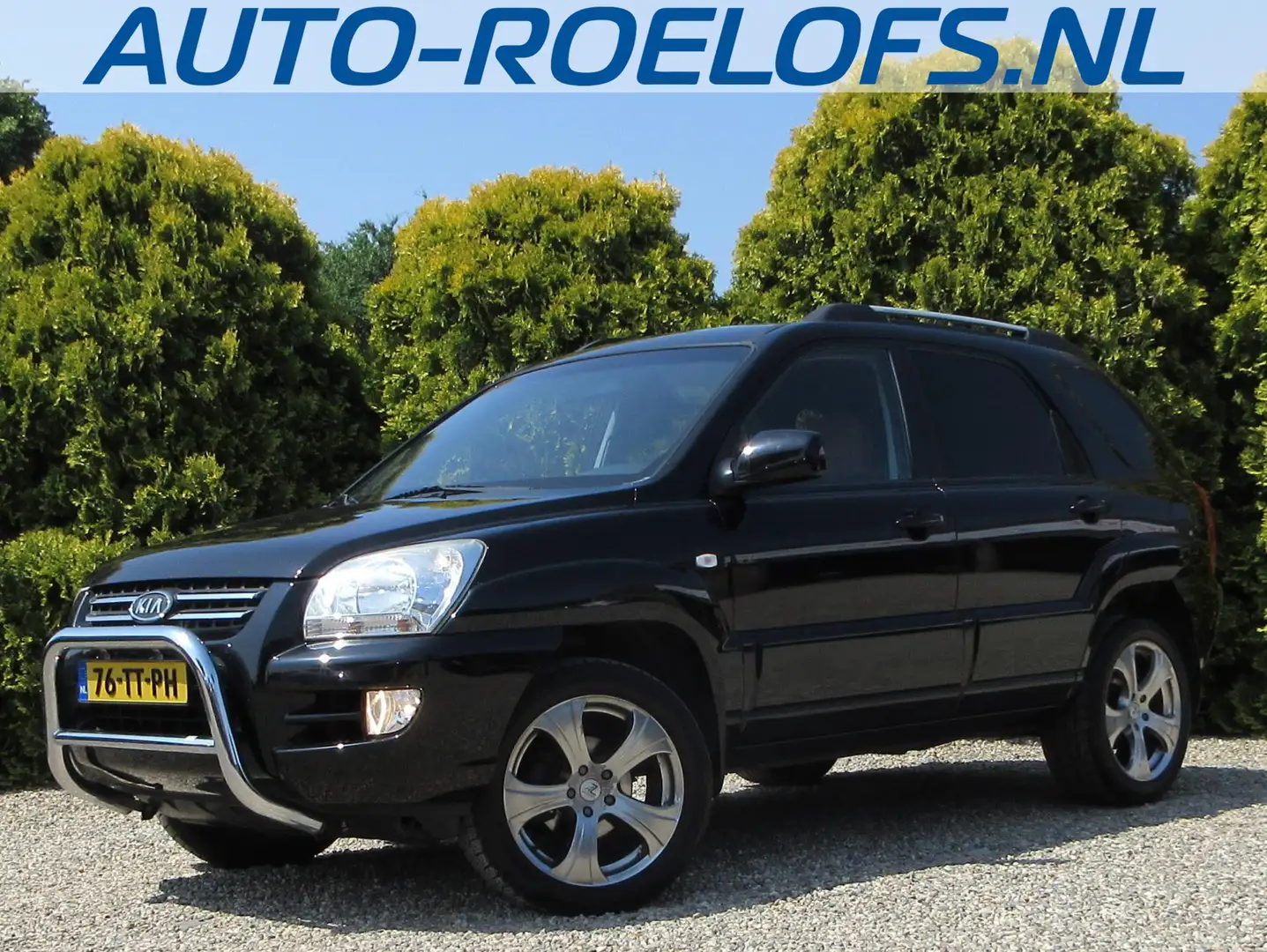 Kia Sportage 2.0 CVVT M-bition*Ecc*Cruise*Trekhaak* Zwart - 1