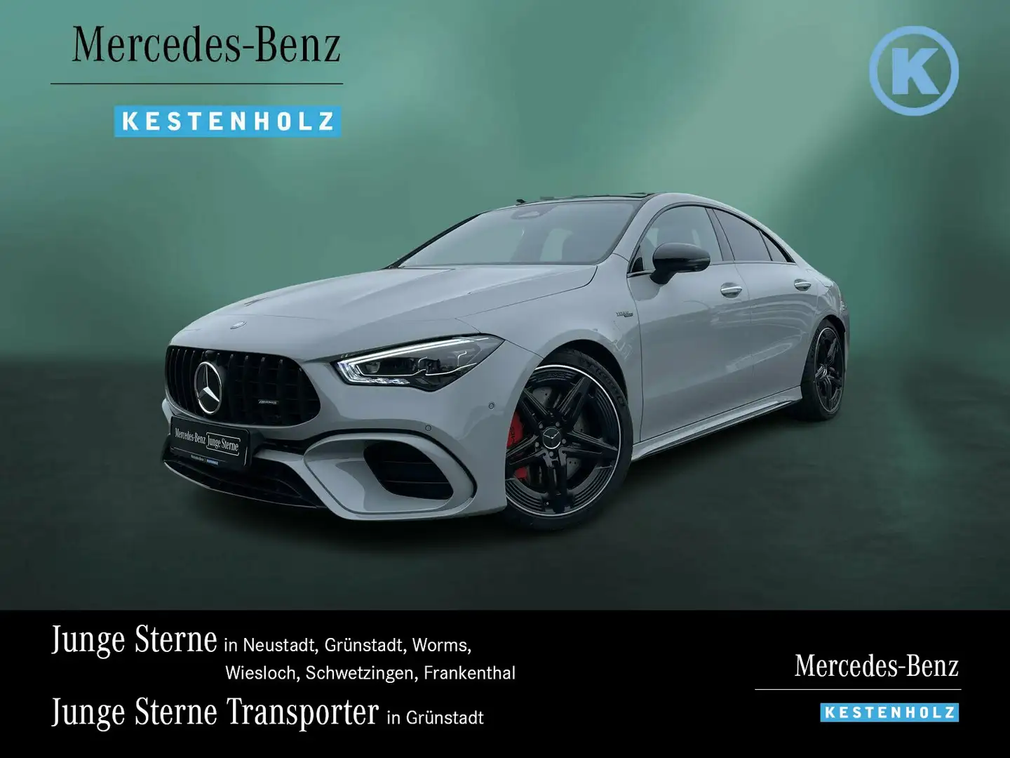 Mercedes-Benz CLA 45 AMG CLA 45 S AMG 4M+ NIGHT+DISTR+PANO+BURME+360+MLED Gris - 1