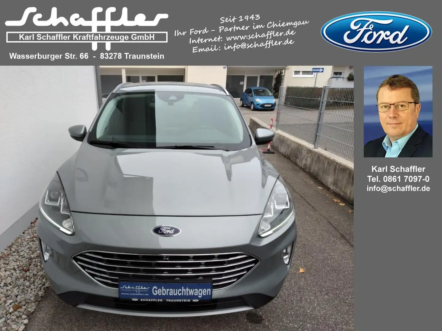 Ford Kuga Plug-In Hybrid Titanium Gris - 2