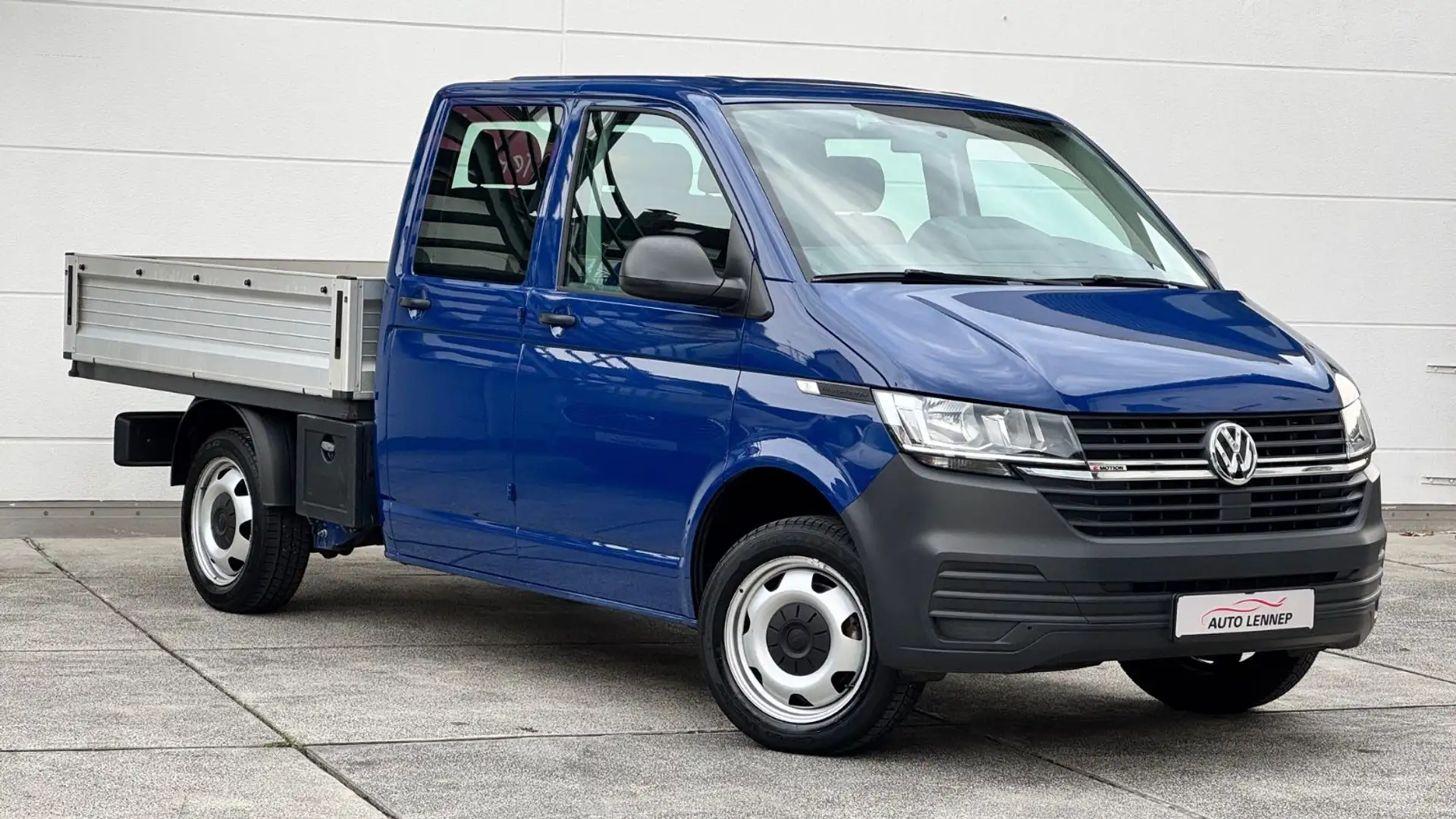 Volkswagen T6.1 4Motion*Pritsche*DOKA*LANG*1Hd*Klima*AHK* Blau - 1