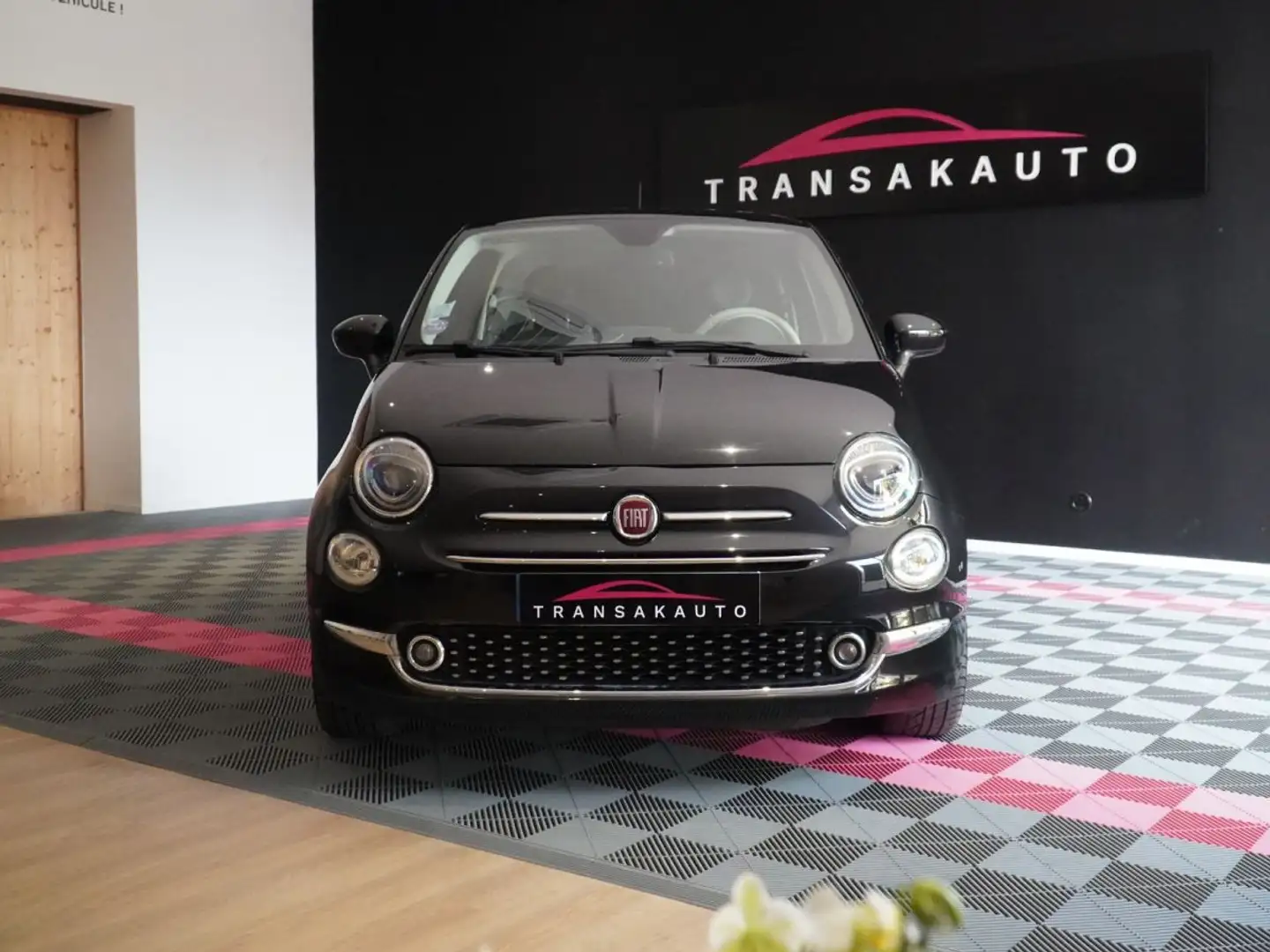 Fiat 500 SERIE 4 1.2 69 ch Lounge Zwart - 2