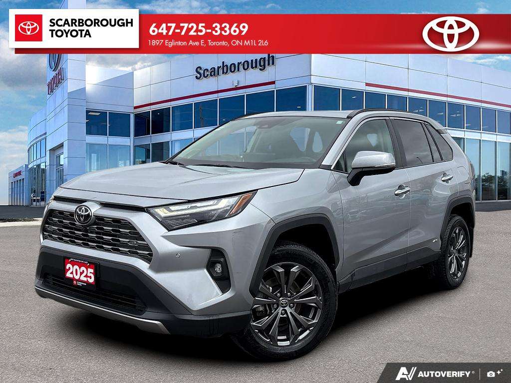 Silver 2025 Toyota RAV4 Hybrid SUV / Crossover All-Wheel Drive Automatic