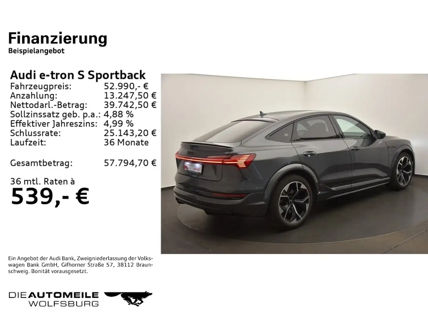 Audi e-tron quattro Virtual-Cockpit/LED/B Grau - 2