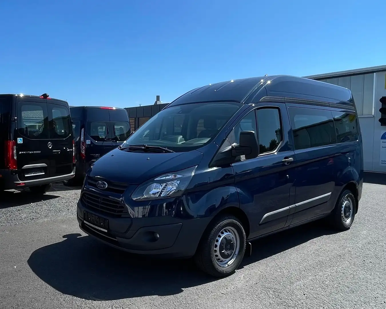 Ford Transit Custom L1 H2 Passivfahrer Hochdach Blau - 2