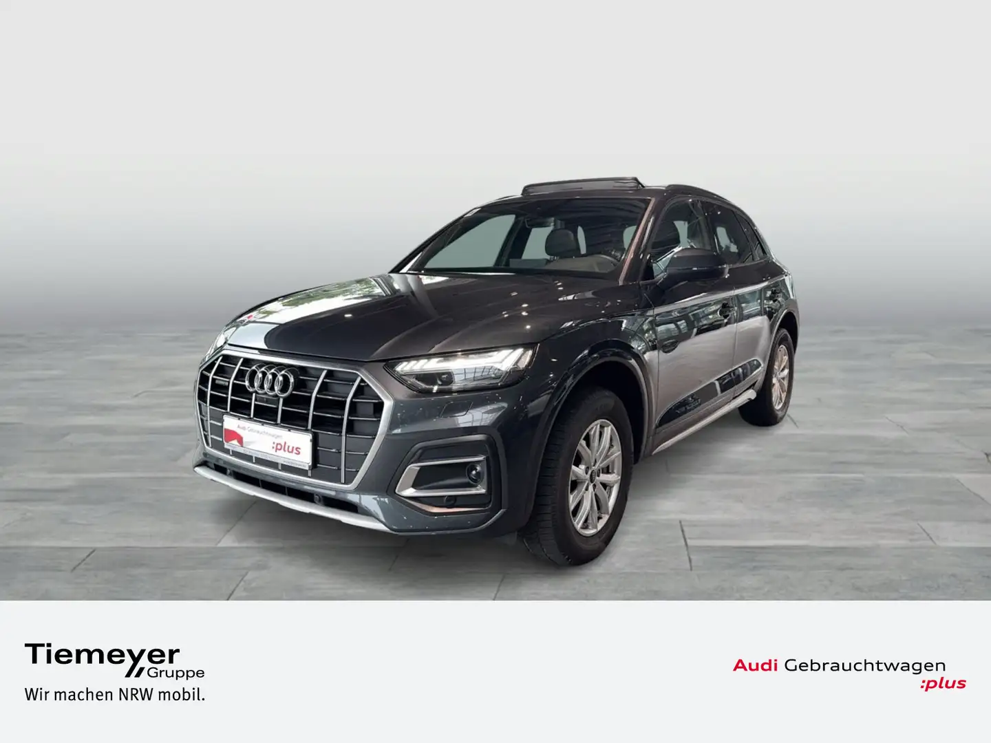 Audi Q5 45 TFSI Q S LINE PANO AHK RAUTENSTEPPUNG MATR Gris - 1