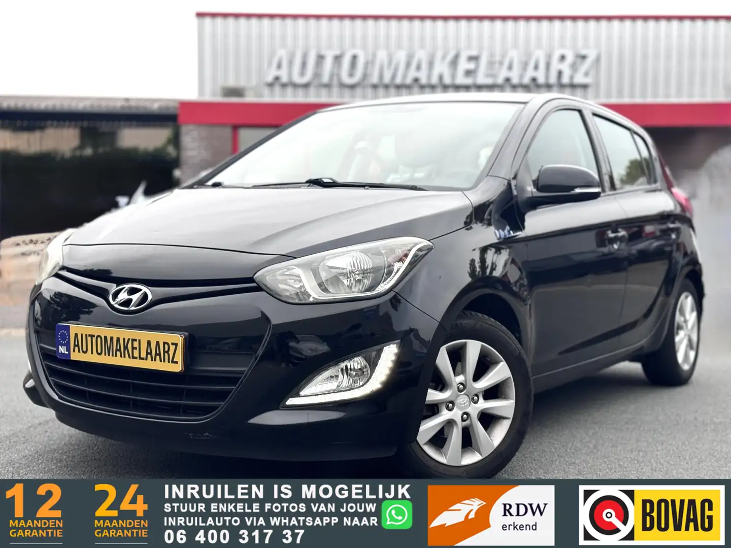 Hyundai i20 1.2i i-Deal | START/STOP TREKHAAK NAVIGATIE Zwart - 1
