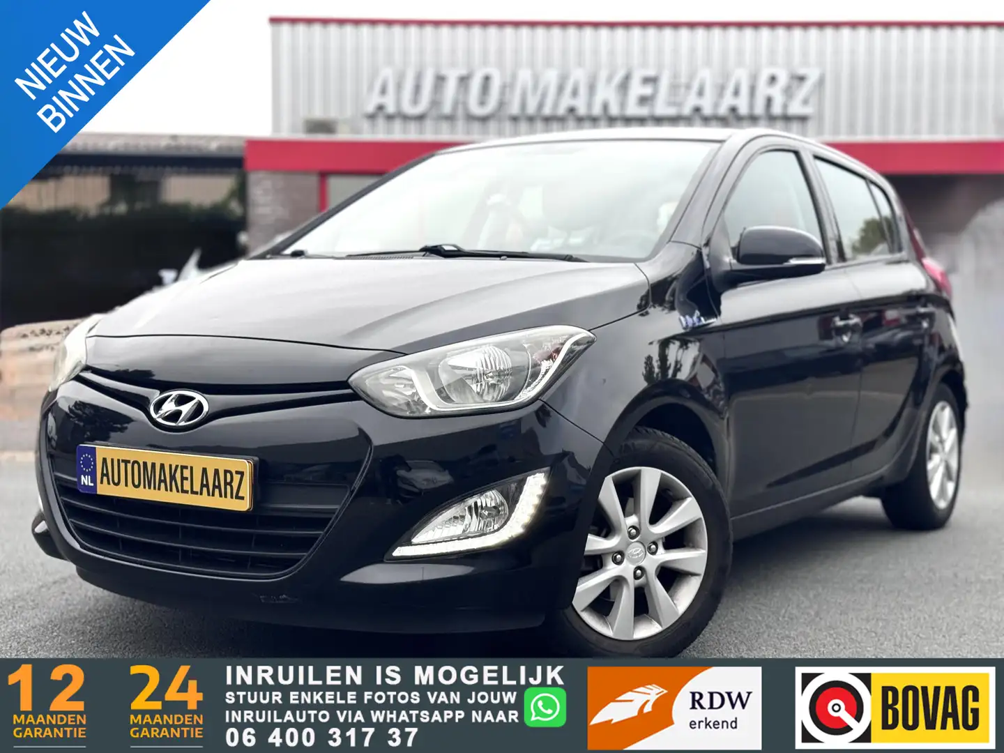 Hyundai i20 1.2i i-Deal | START/STOP TREKHAAK NAVIGATIE Schwarz - 1