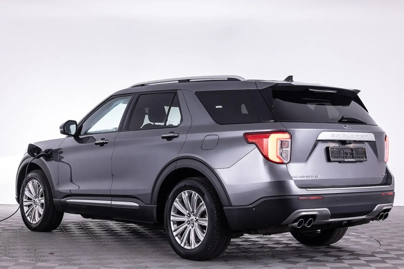 Ford Explorer 3.0 V6 Ecoboost PHEV Platinum | 7-Persoons | PANOR Gris - 2
