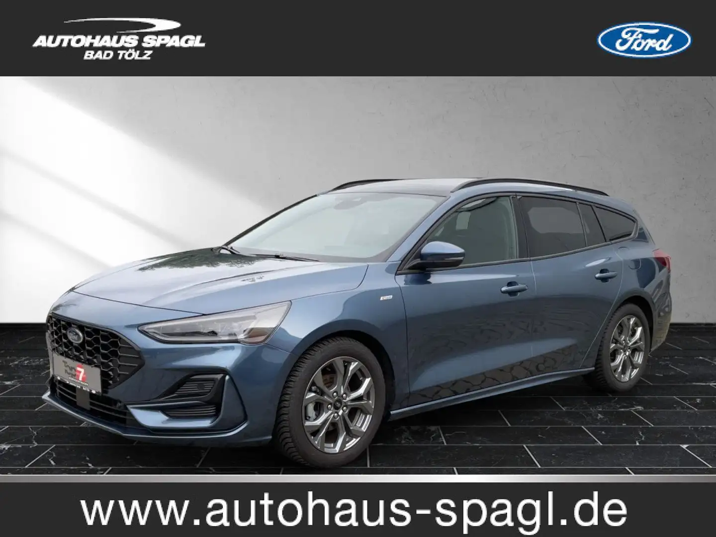 Ford Focus ST-Line Bluetooth Navi LED Klima el. Fenster Blau - 1