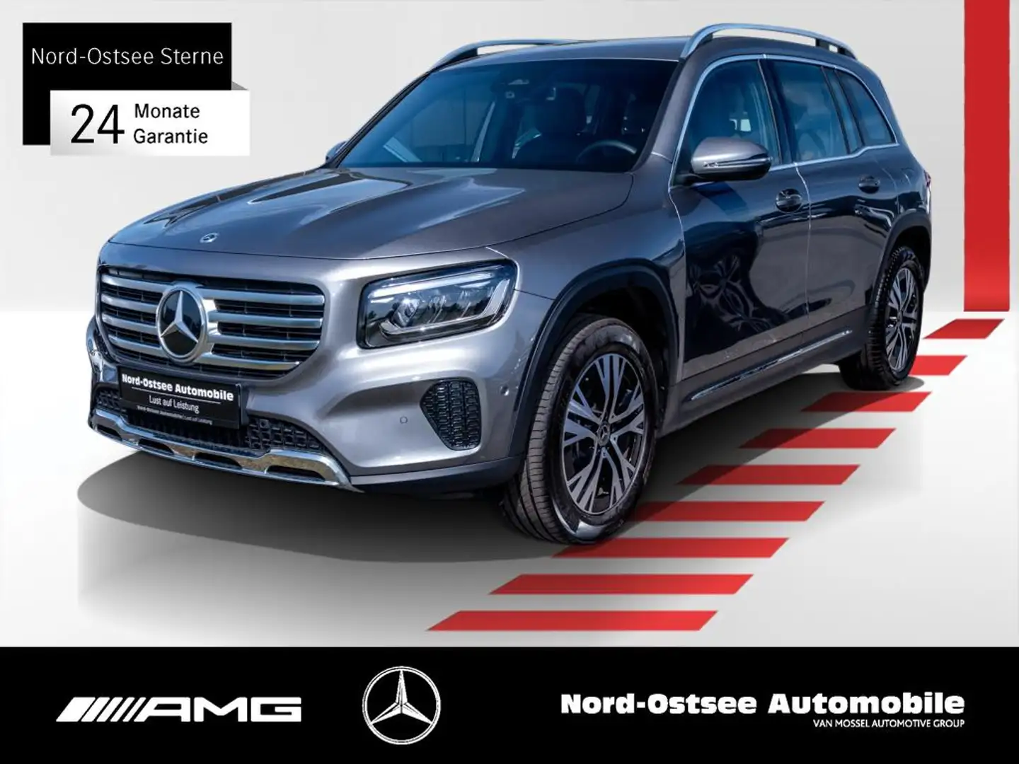 Mercedes-Benz GLB 200 d PROGRESSIVE NAVI KAMERA LED SITZH PDC Grijs - 1