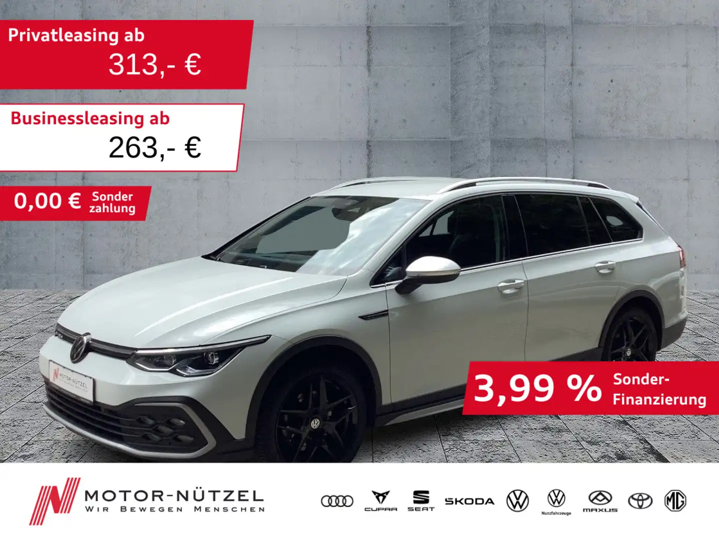 Volkswagen Golf Variant Golf VIII Alltrack 2.0TDI LEDplus+NAV+AHK+STDHZG Blanco - 1