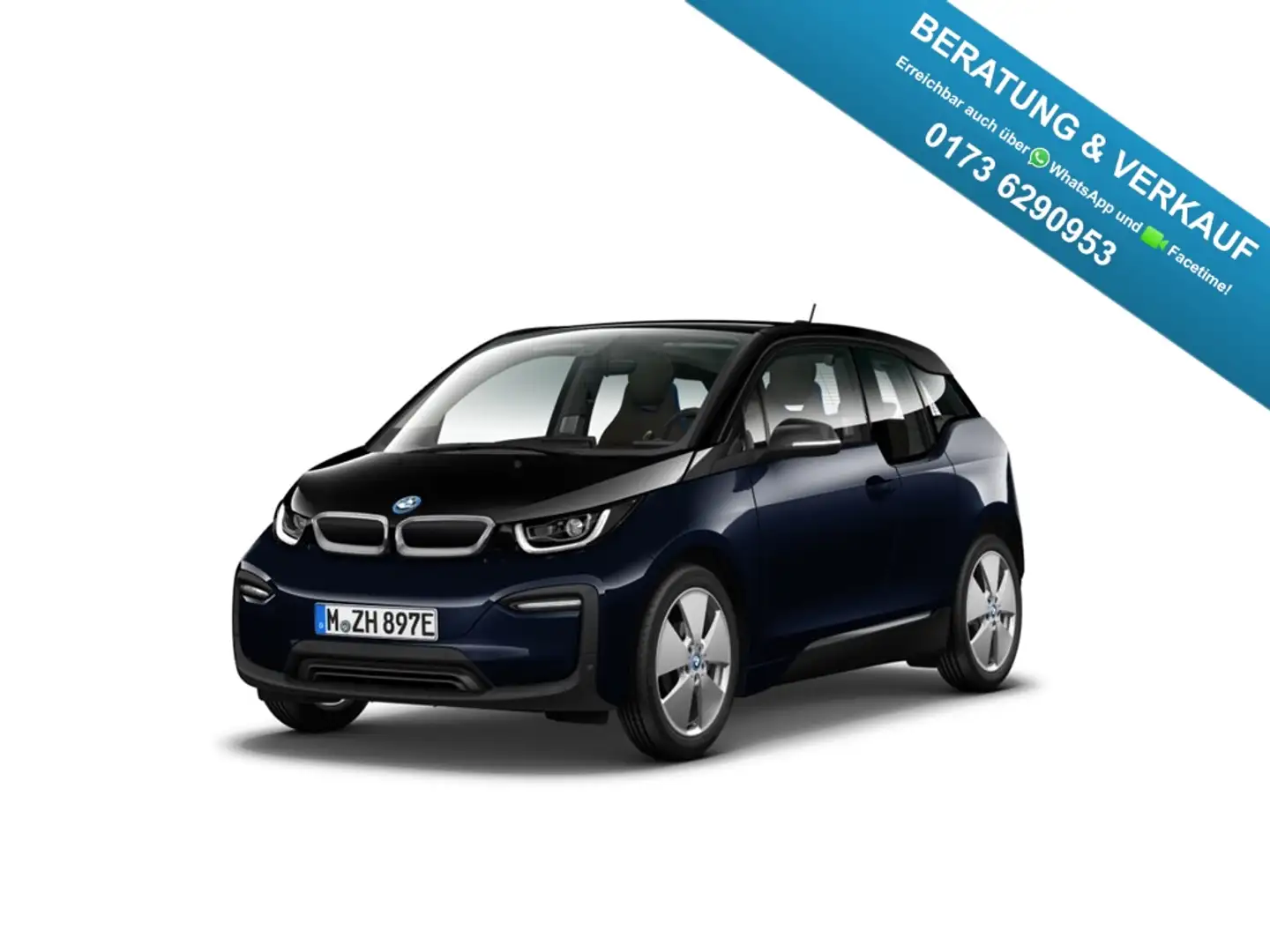 BMW i3 120Ah Design Atelier LED Kamera Navi Keyless Blau - 1