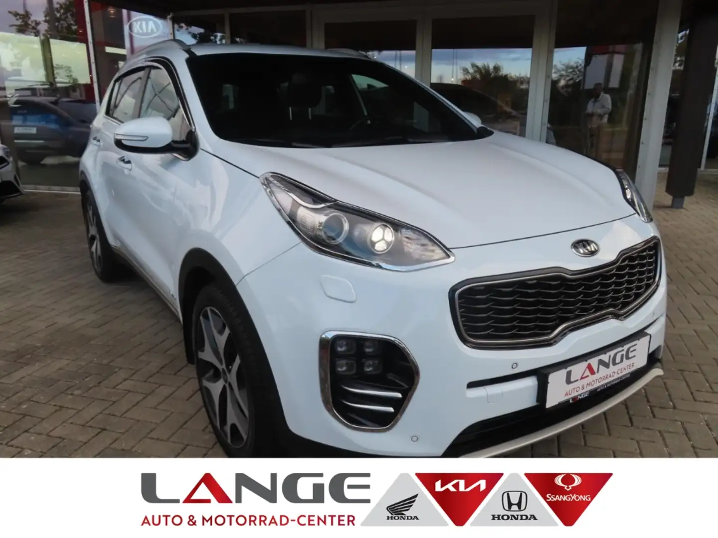 Kia Sportage 4WD 1.6T DCT AWD GT-Line Navi Leder Soundsystem Kl Blanc - 1