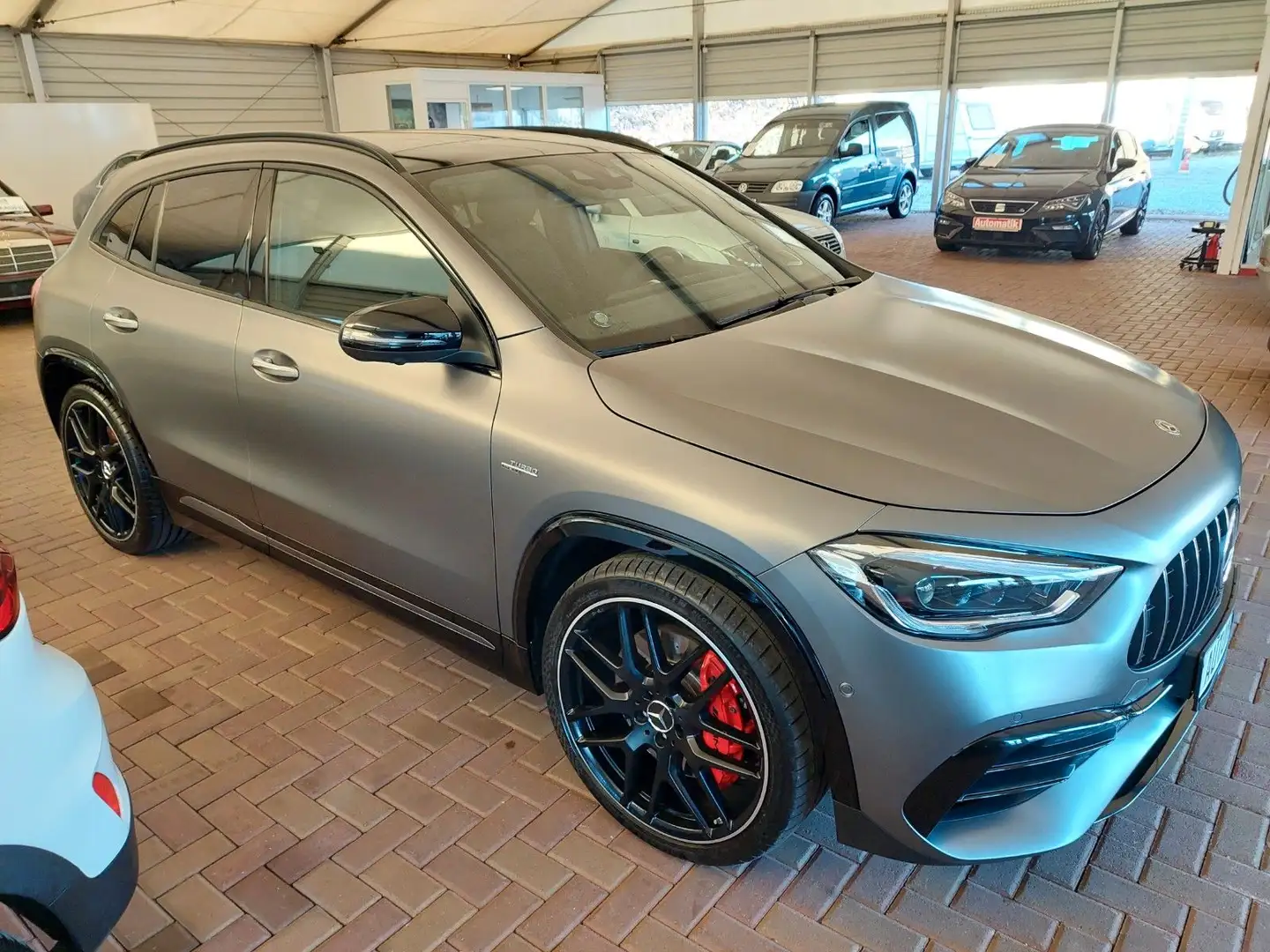 Mercedes-Benz GLA 45 AMG GLA 45/S  AMG Voll-Leder 21" 1.Hand Panorama TOP Сірий - 1