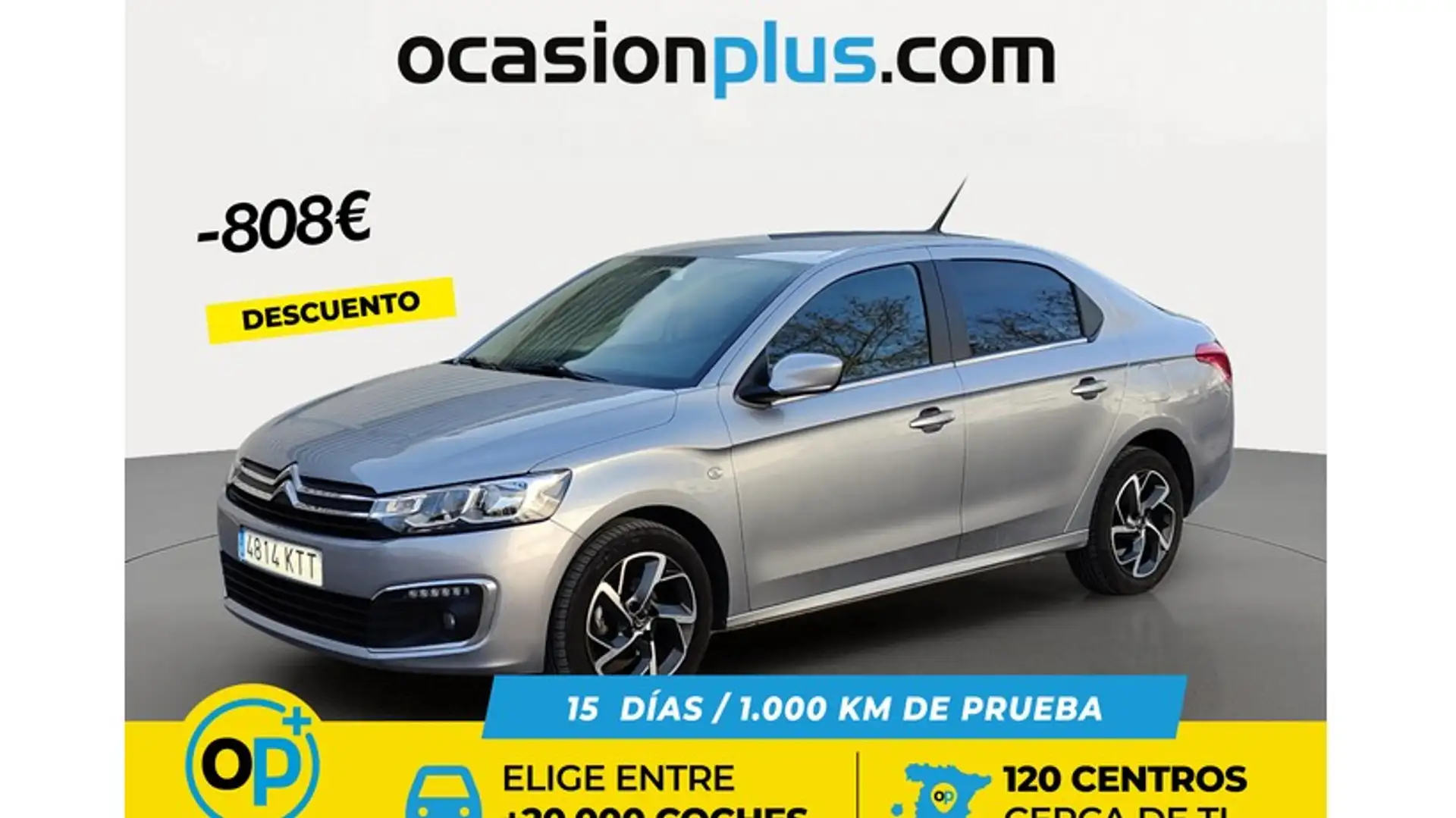 Citroen C-Elysée 1.5BlueHDi S&S Shine 100 Gris - 1