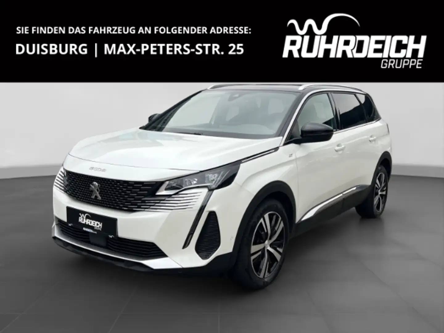 Peugeot 5008 GT 2.0 BlueHdi 7-Sit+ACC+NAVI+AHK+PANO+CAM+ Weiß - 1