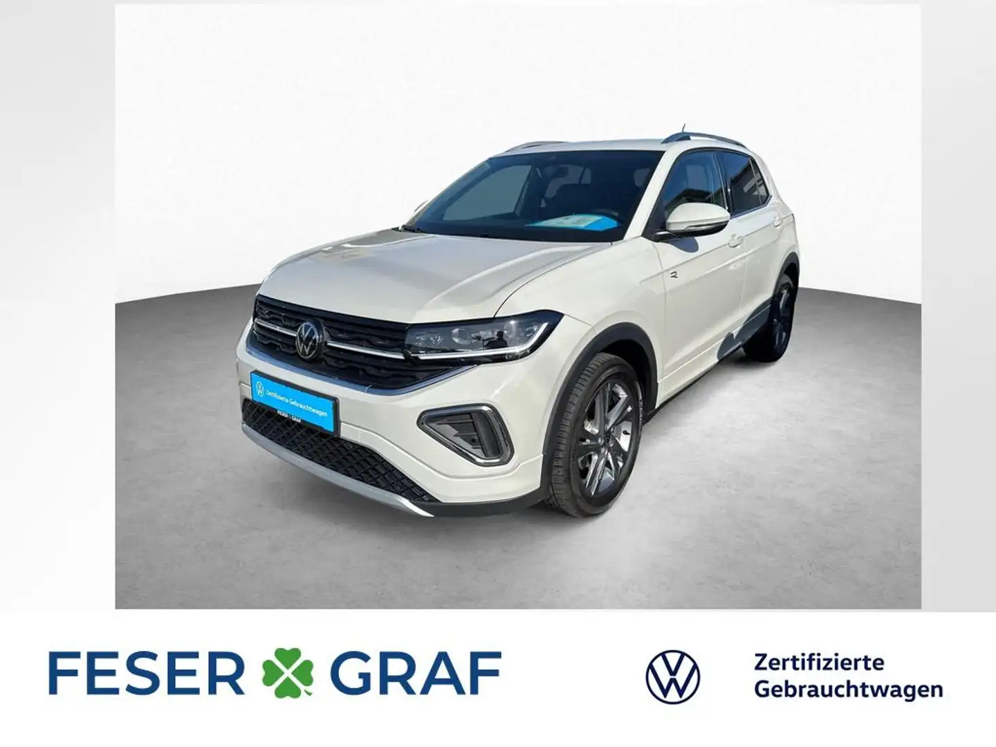 Volkswagen T-Cross 1.0 TSI R-LINE DSG NAVI AHK KAM MATRIX Grau - 1