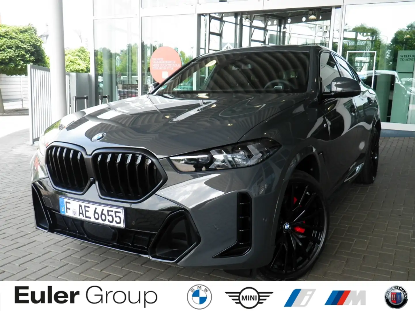 BMW X6 xDrive 40d M Sport Sportpaket HUD AD AHK-klappbar Grau - 1