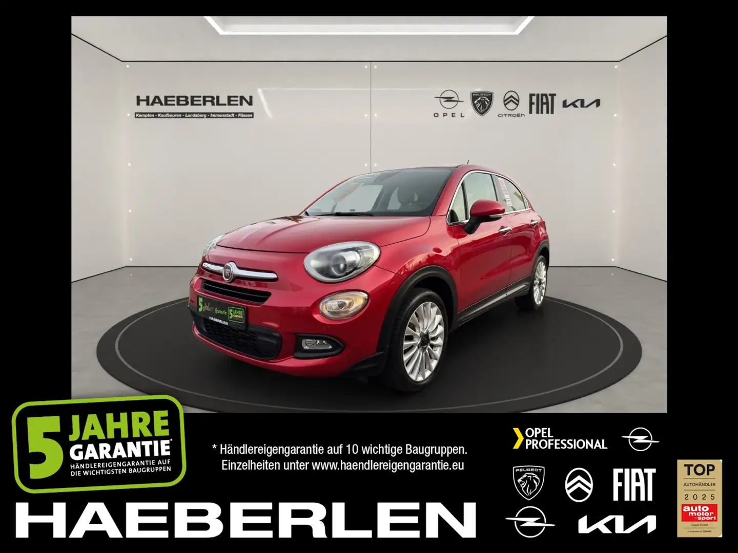 Fiat 500X 1.4 MultiAir Lounge KLIMA*PDC*KAMERA*RADIO Rouge - 1