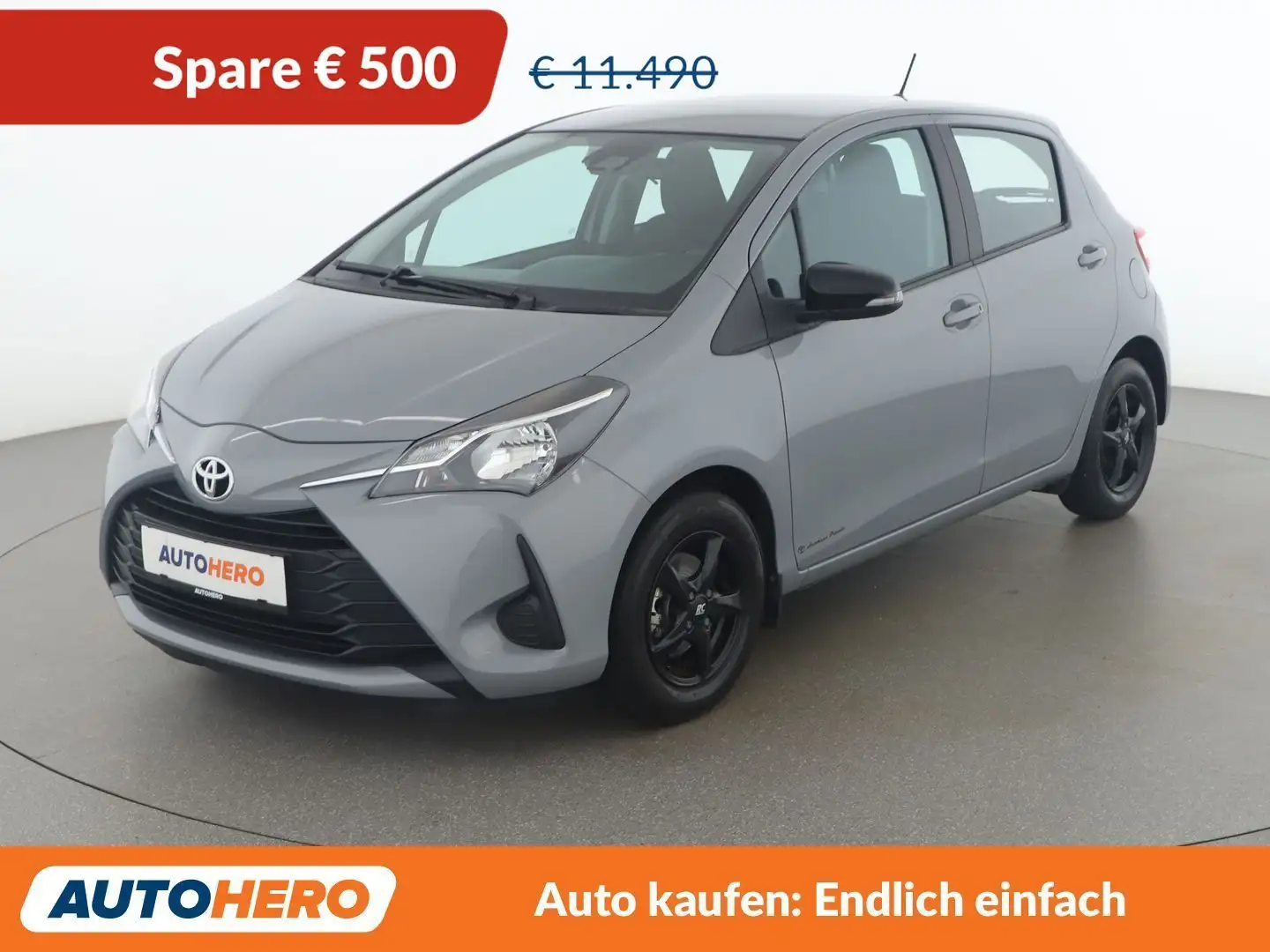 Toyota Yaris 1.0 VVT-i Young Grau - 1