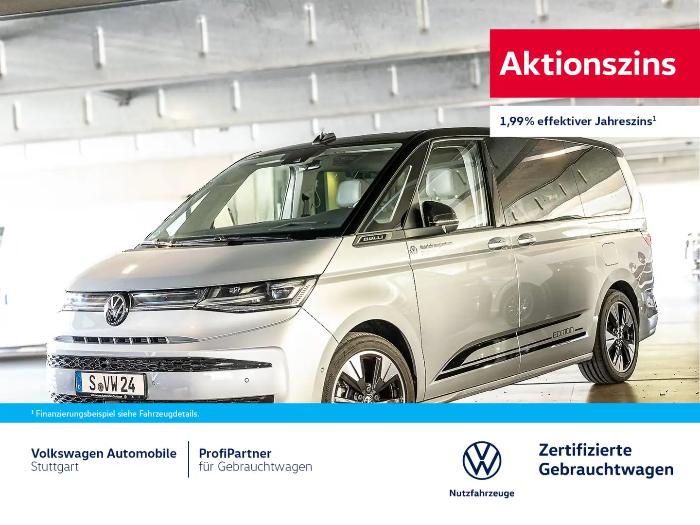 Volkswagen T7 Multivan Life Edition LÜ  DSG 2,0 TDI Euro 6e Silber - 1