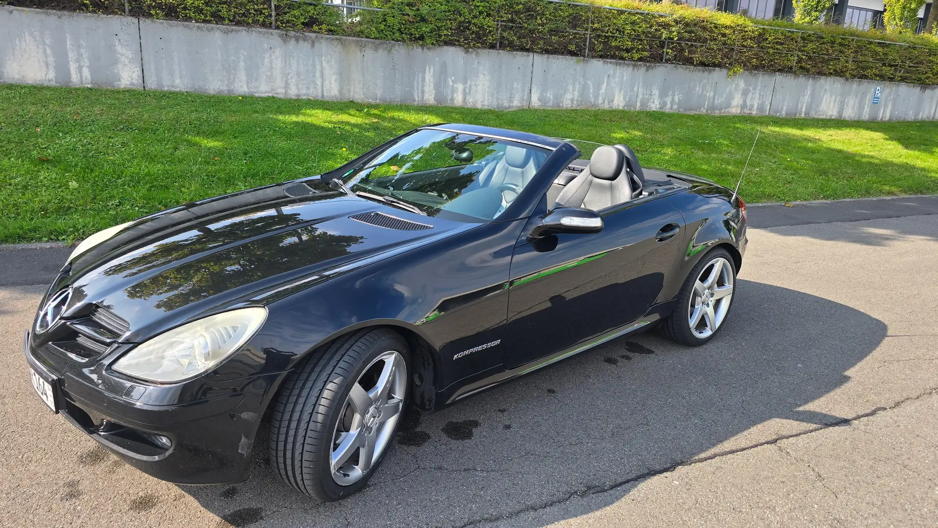 Mercedes-Benz SLK 200 SLK-Klasse Roadster Kompressor Automatik Schwarz - 1
