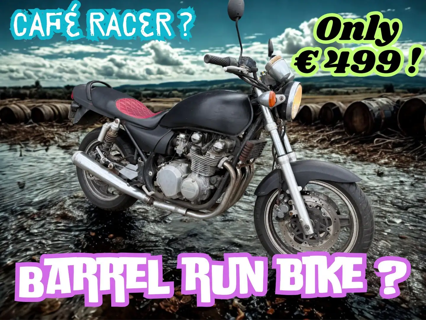 Kawasaki Zephyr 750 PROJECT Zwart - 1