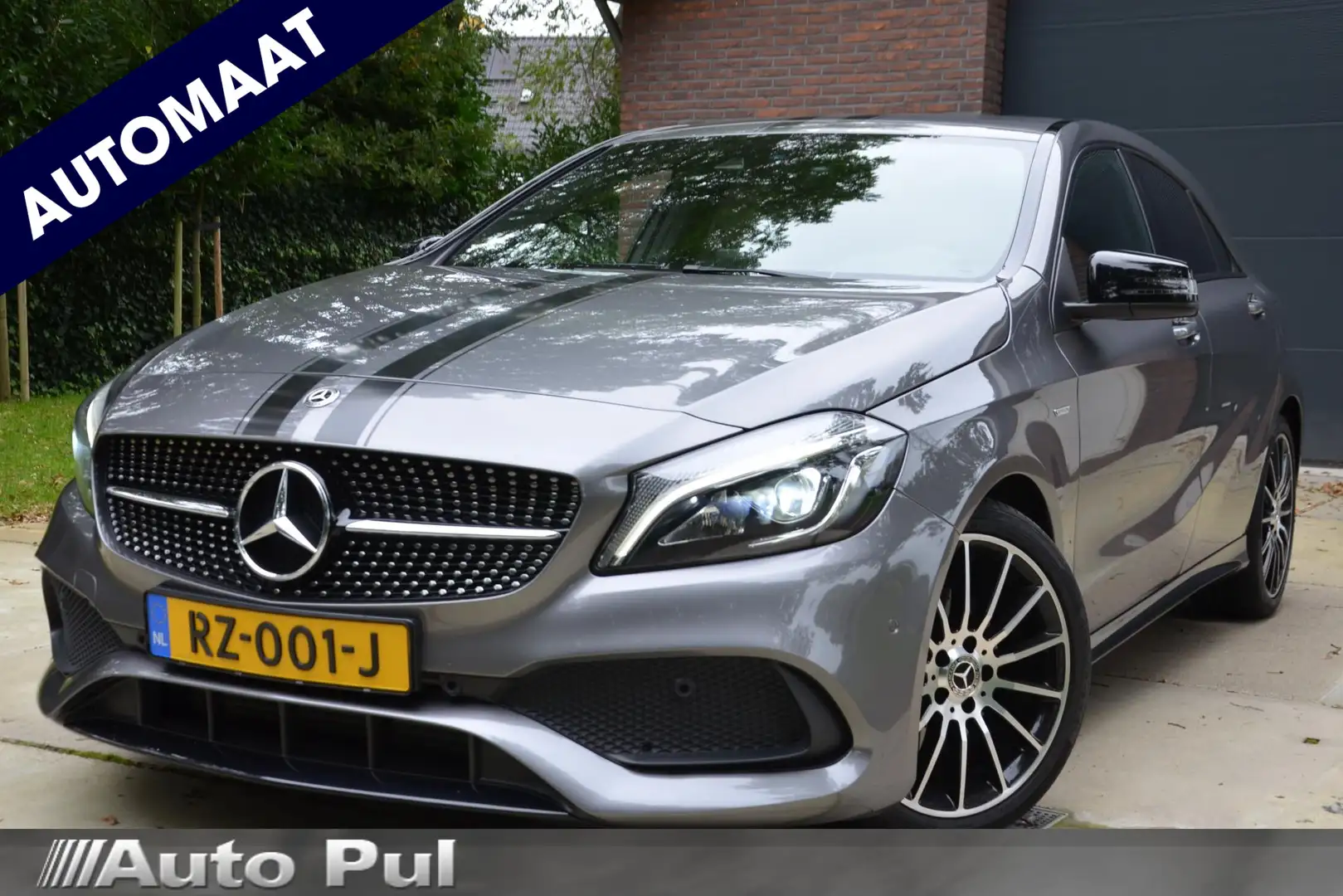 Mercedes-Benz A 180 WhiteArt Edition AMG-Styling/Automaat/Led/Navi/Pdc Grijs - 1