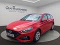 Hyundai i30 KOMBI 1.0 T-GDI Select Mild-Hybrid SHZ/PDC Rood - thumbnail 1