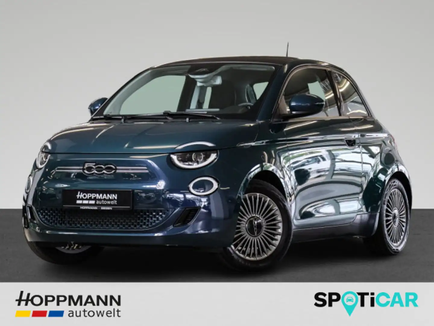 Fiat 500e 3+1 Icon, SHZ, CarPlay, PDC hi + Kam, LED Grün - 1