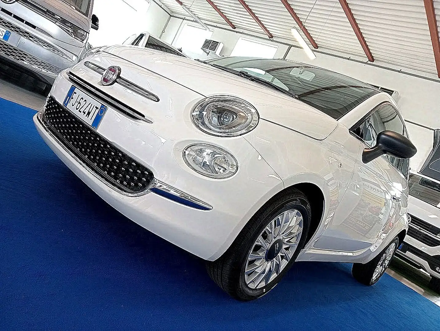 Fiat 500 1.2 LOUNGE TETTO PANORAMICO EURO6 PRONTA CONSEGNA Bianco - 2