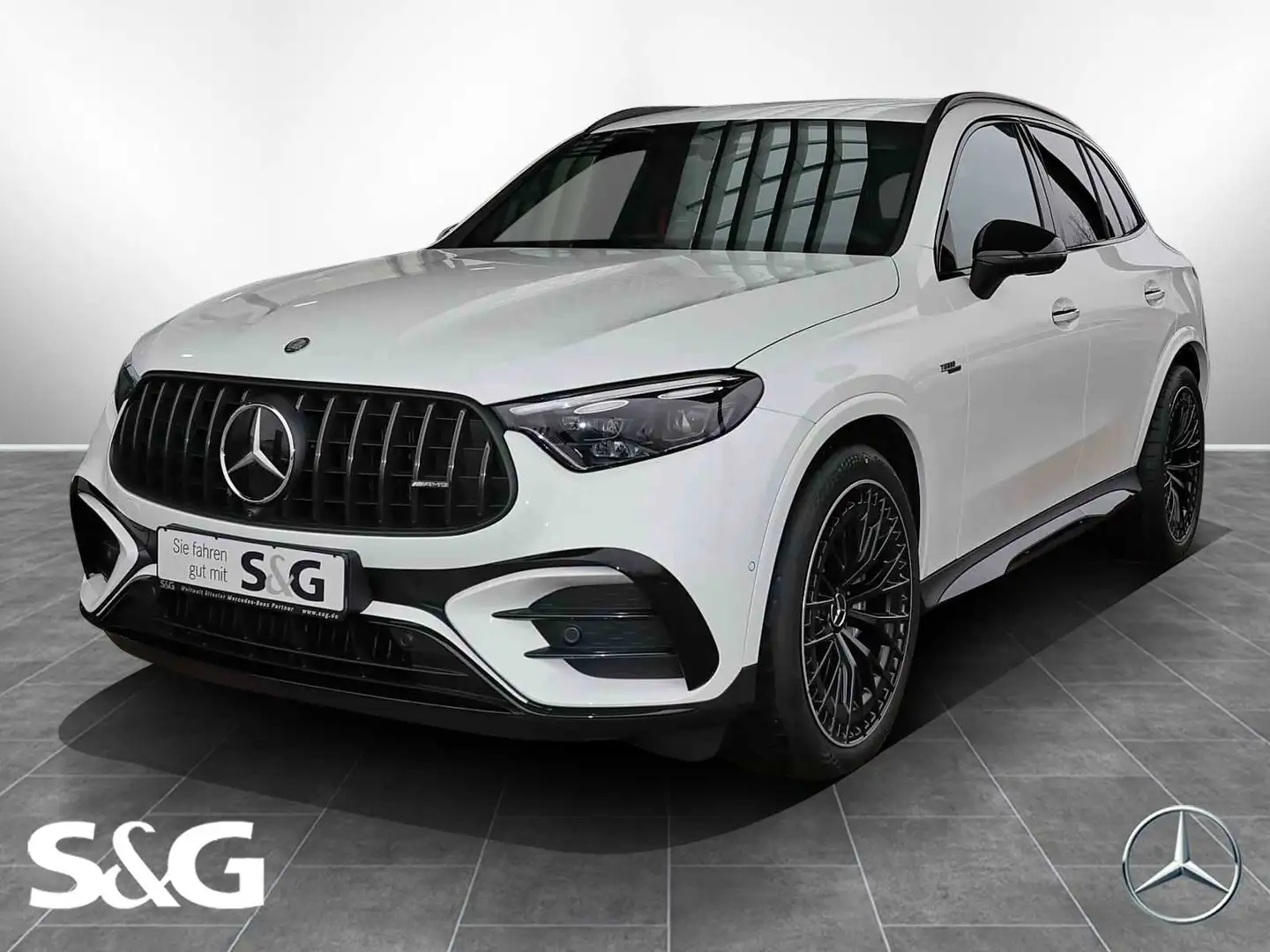 Mercedes-Benz GLC 43 AMG 4M AMG MBUX+360°+DIG-LED+AHK+Standhzg Blanco - 1