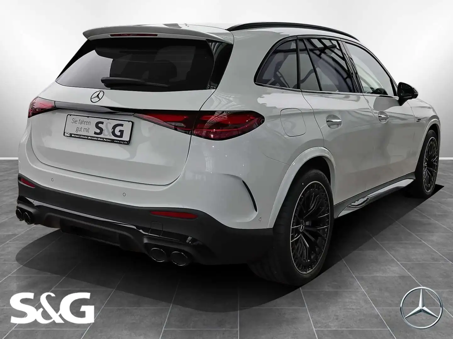 Mercedes-Benz GLC 43 AMG 4M AMG MBUX+360°+DIG-LED+AHK+Standhzg Blanco - 2