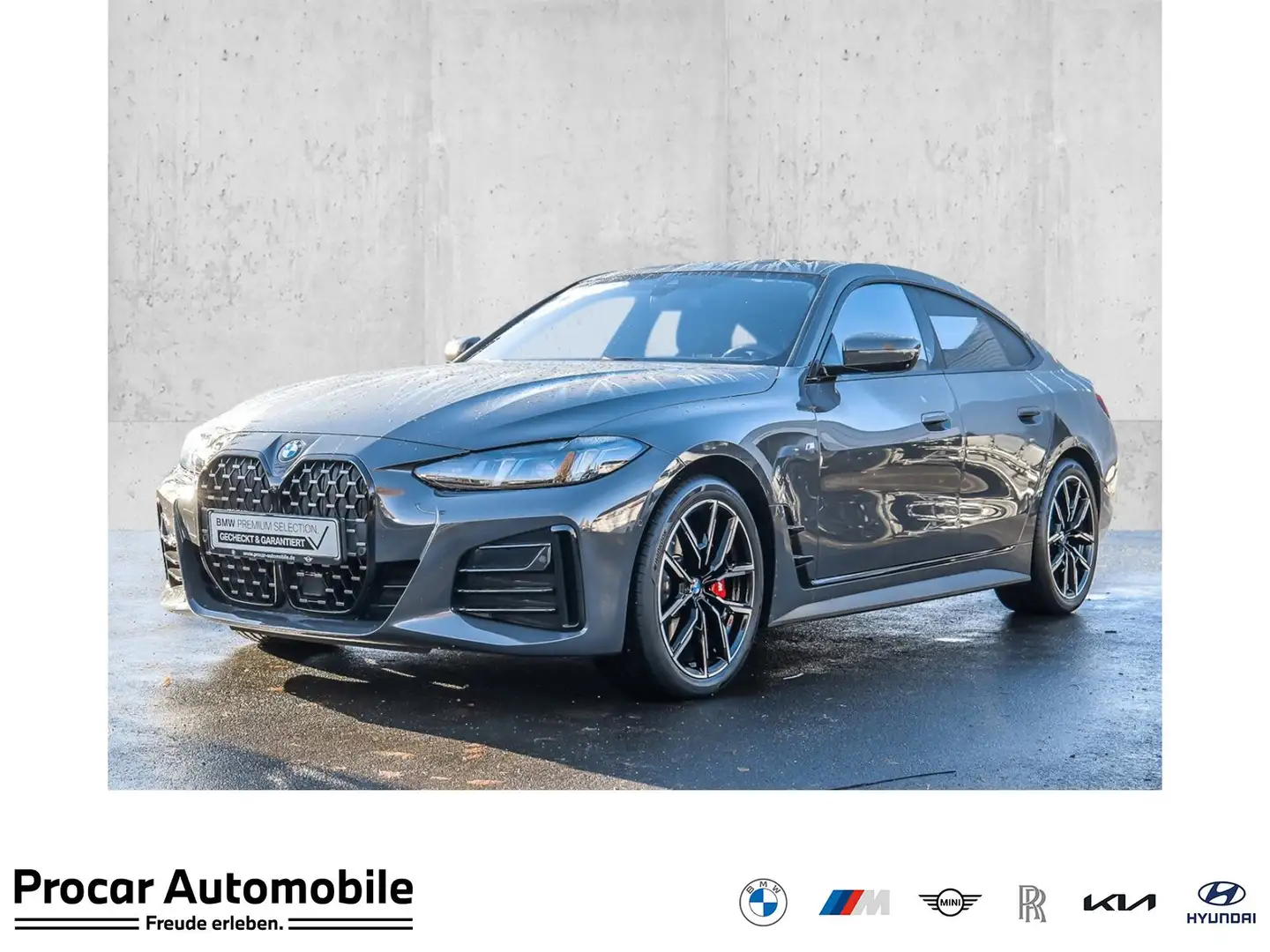 BMW 420 i Gran Coupé M Sport RFK NAVI LED Grau - 1