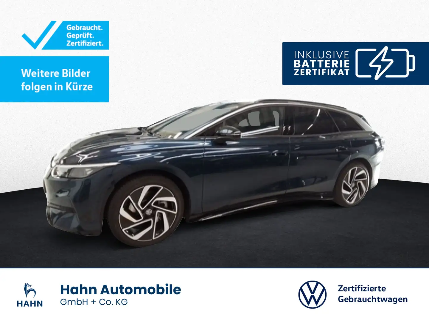 Volkswagen ID.7 Tourer Pro Matrix Pano AHK Navi Wärmepumpe Blau - 1