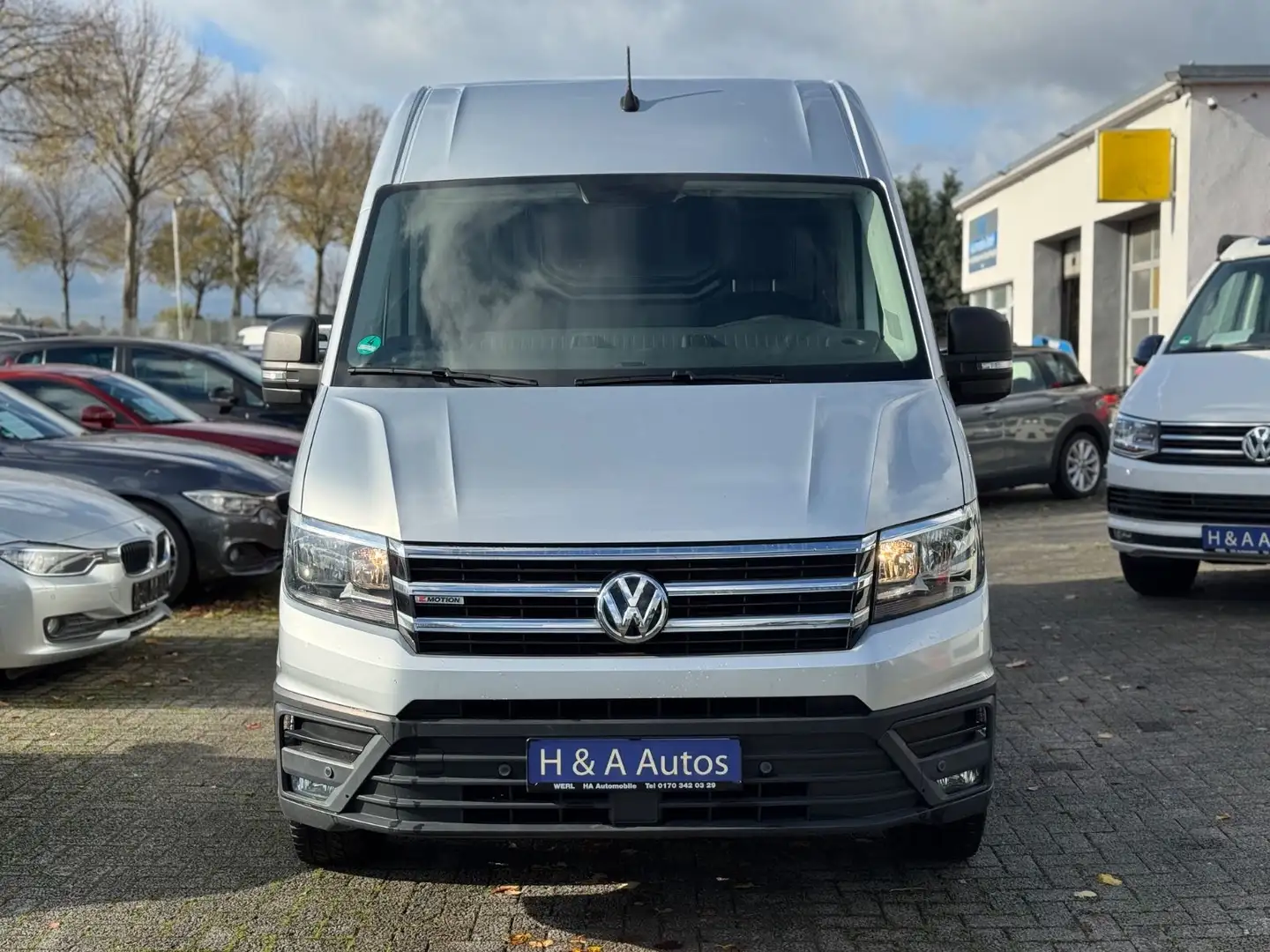 Volkswagen Crafter Kasten Kasten 35 Trendline mittellang Ho Grau - 2