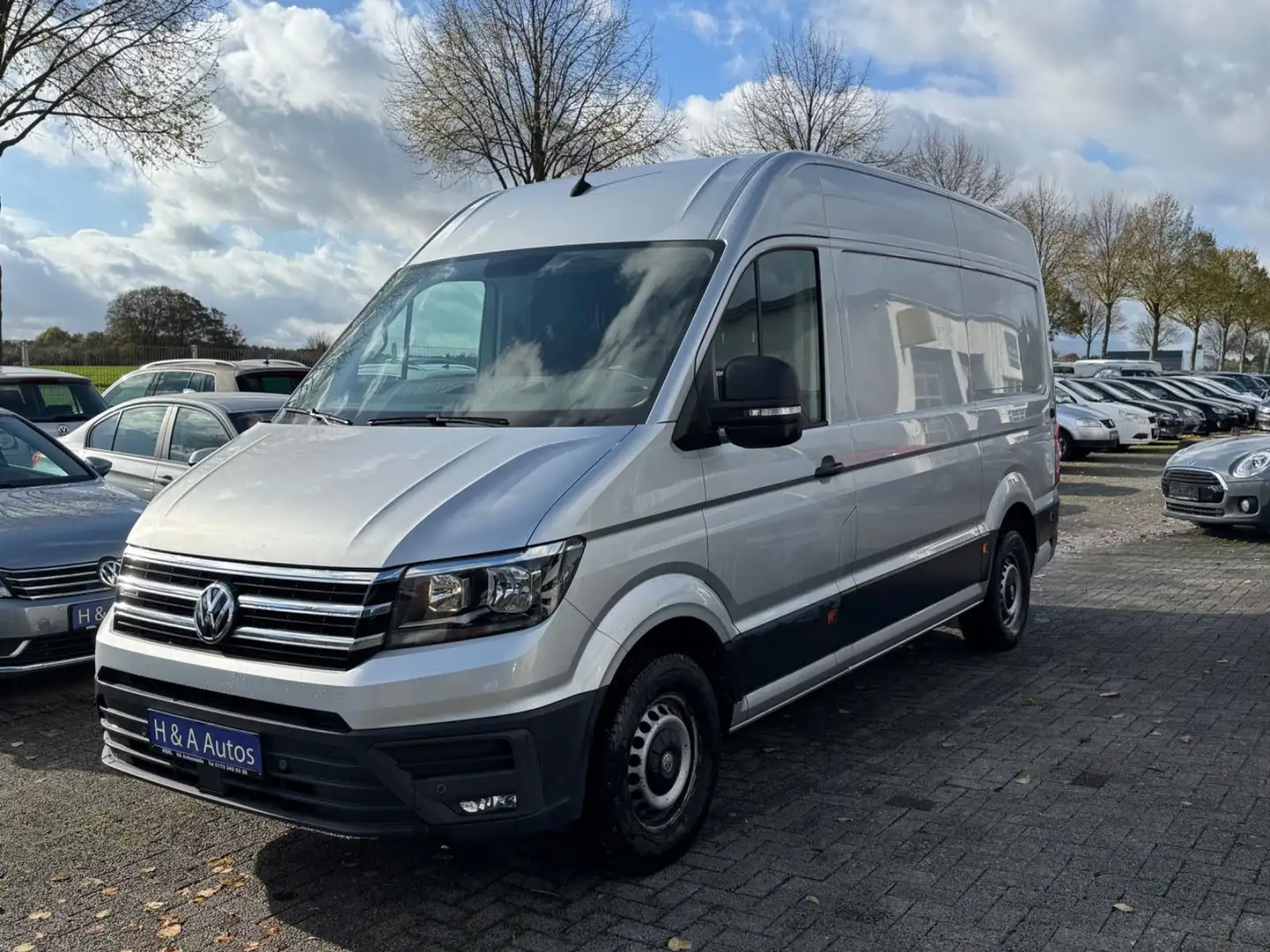 Volkswagen Crafter Kasten Kasten 35 Trendline mittellang Ho Grau - 1