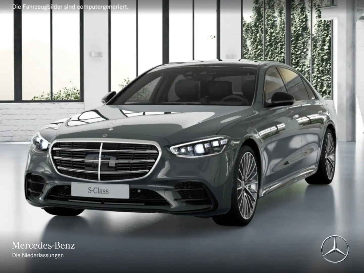 Mercedes-Benz S 450 d L 4M AMG+NIGHT+PANO+360+DIGITAL-L+STHZG Grau - 2