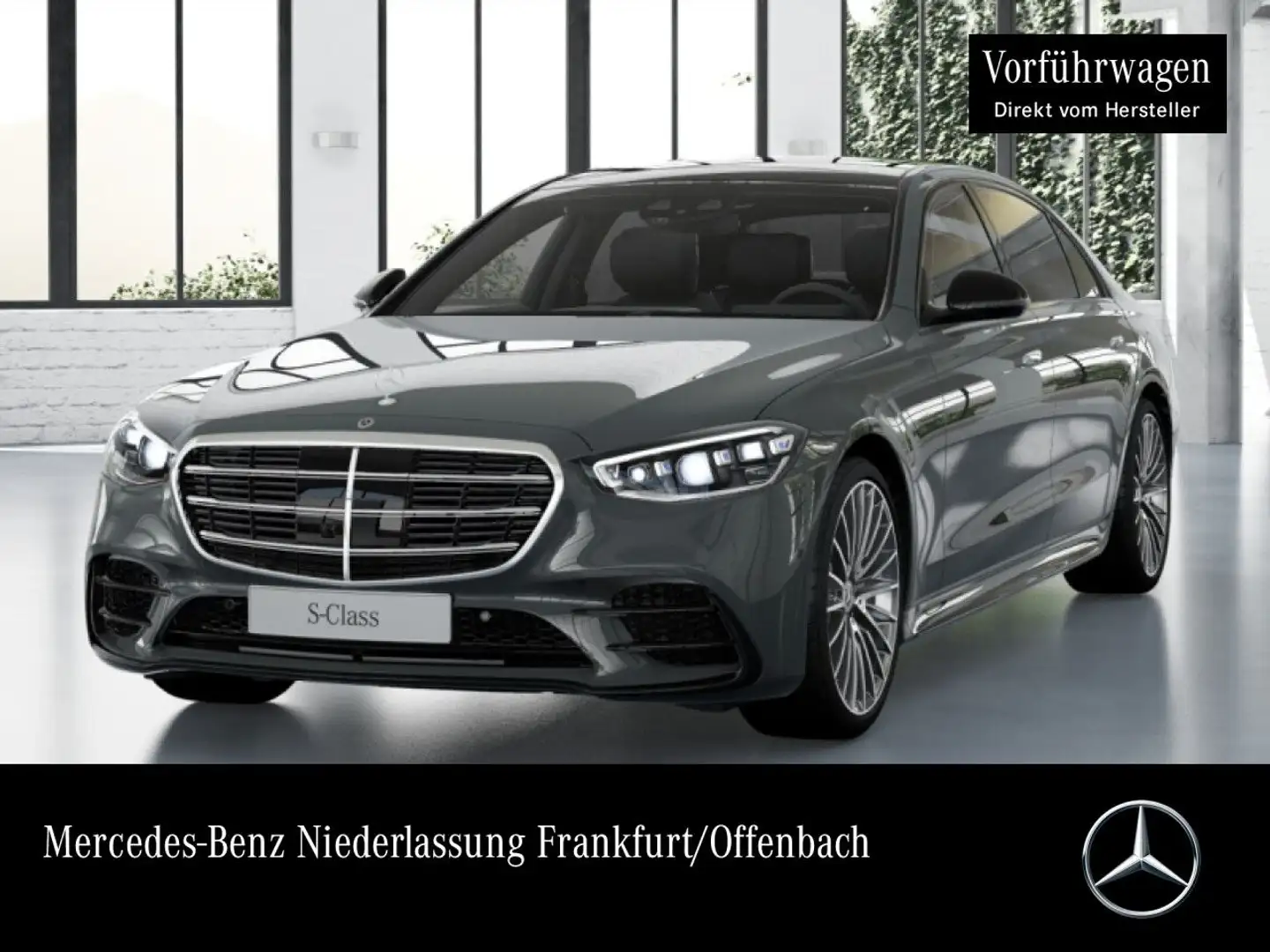 Mercedes-Benz S 450 d L 4M AMG+NIGHT+PANO+360+DIGITAL-L+STHZG Grau - 1