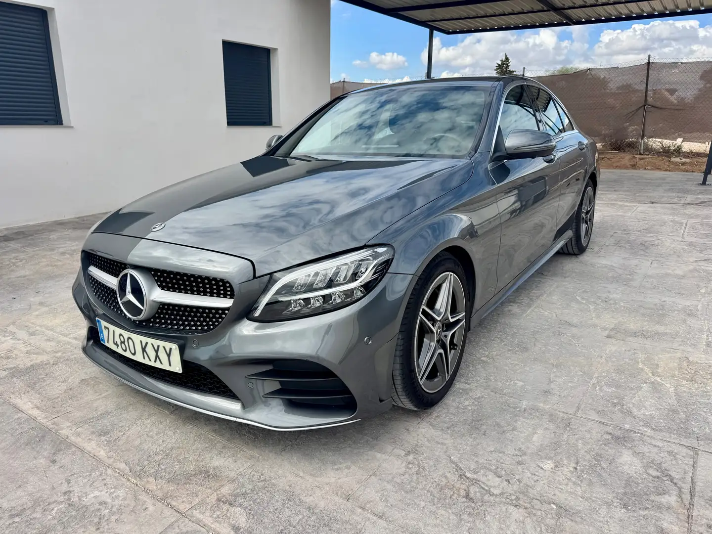 Mercedes-Benz C 200 C 200d 9G-Tronic Gris - 1