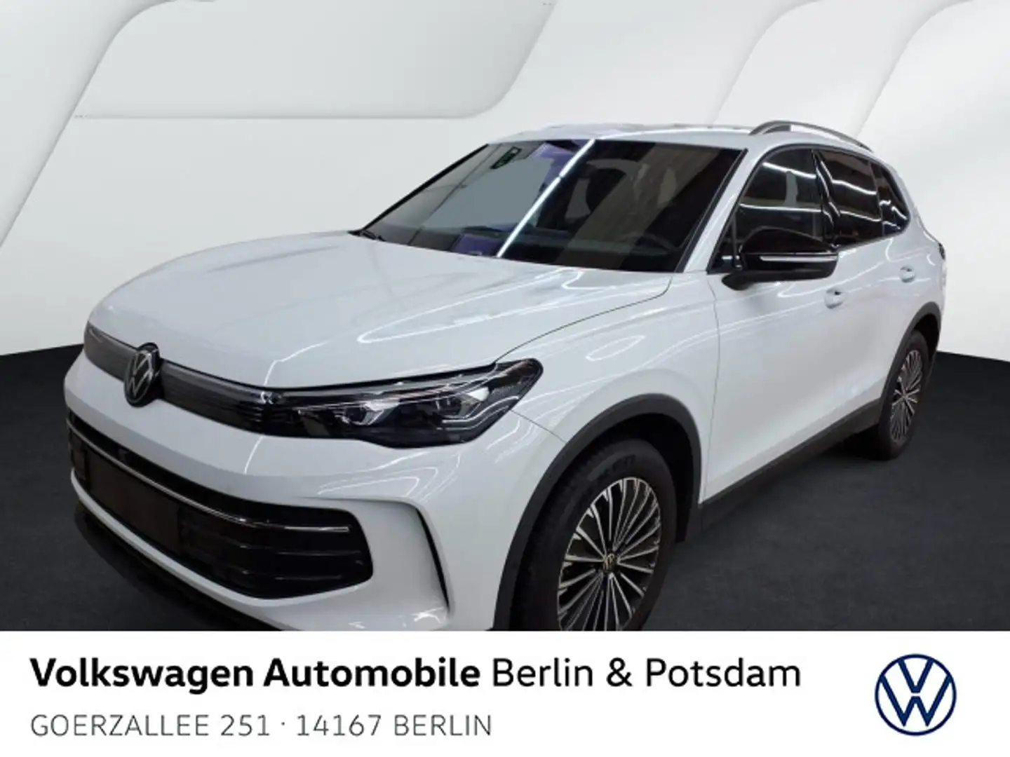 Volkswagen Tiguan 1.5 eTSI DSG Goal Navi R-Kam AHK IQ-Light Weiß - 1