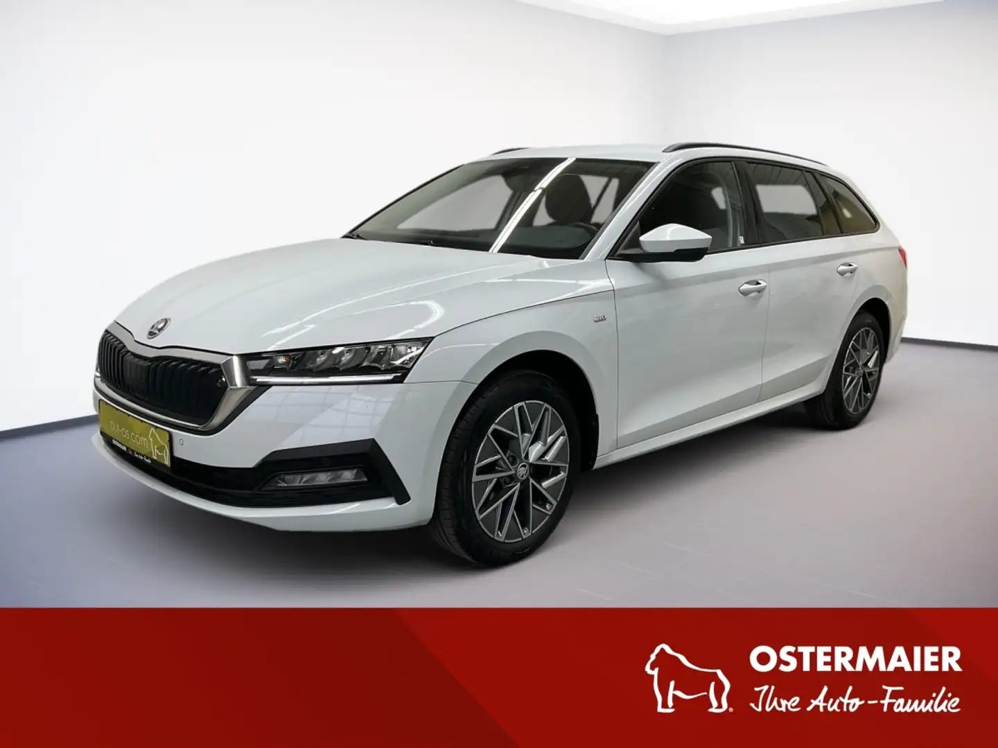 Skoda Octavia Combi AMBITION 2.0TDI 150PS DSG 4x4 AHK.GRA.2xPDC. Blanc - 1
