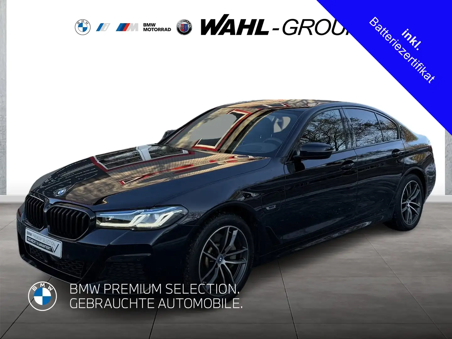 BMW 530 e xDrive M Sport 94%Akku HeadUp AHK Glasdach Drivi Schwarz - 1