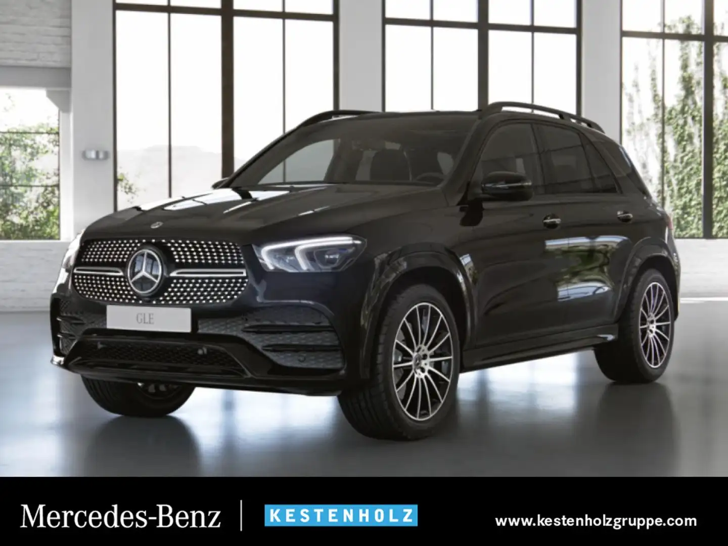 Mercedes-Benz GLE 400 d 4M AMG WideScreen 360° Stdhzg Pano AHK Schwarz - 1