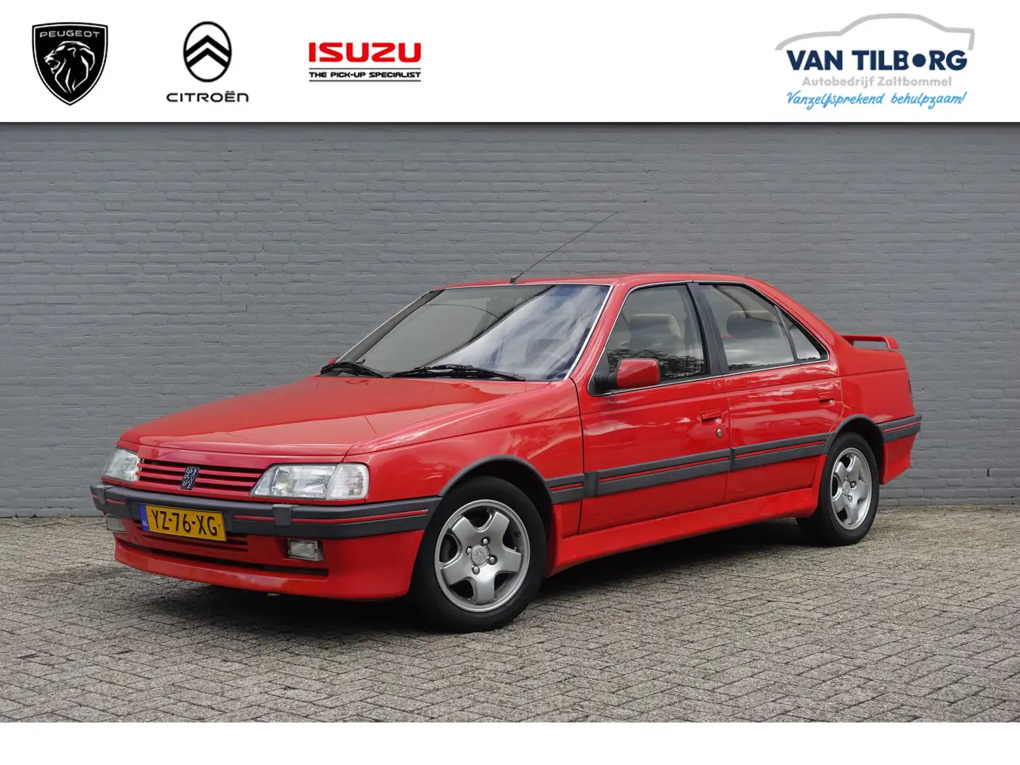 Peugeot 405 1.9 MI-16 kat. | Org. Nederlandse auto | LAGE KM ( Roşu - 1