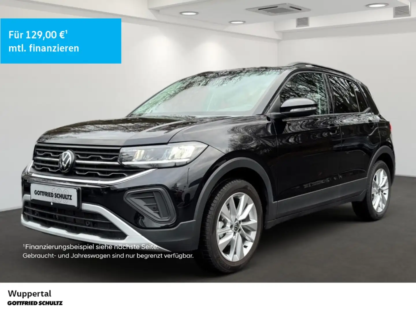 Volkswagen T-Cross 1.0 TSI Life LED NAVI PDC LM ZV Schwarz - 1