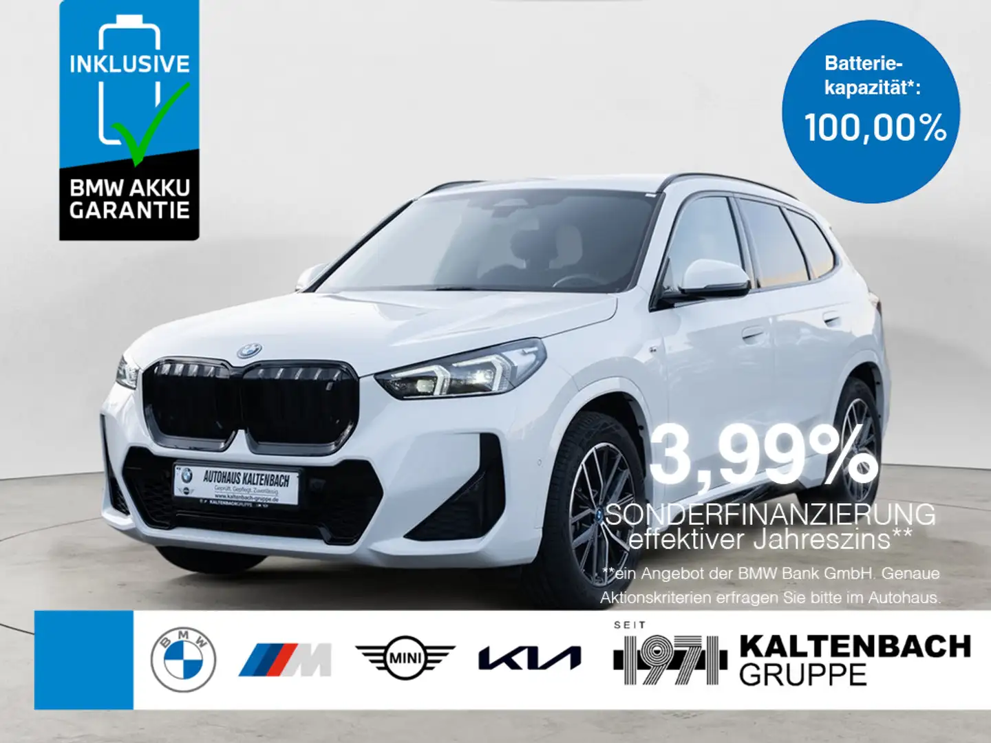 BMW iX1 xDrive 30 M-Sport AHK LED NAVI KAMERA SHZ Weiß - 1